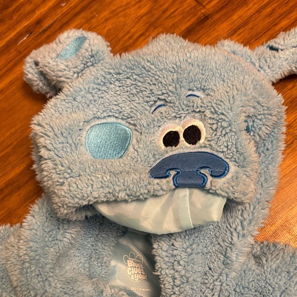 Blues Clues Cozy Blue Fleece‎ Kids Hoodie with dog hood - 4T
